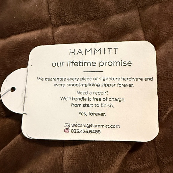 Hammitt Tan Leather Crossbody Bag with Silver Details - Picture 12 of 13